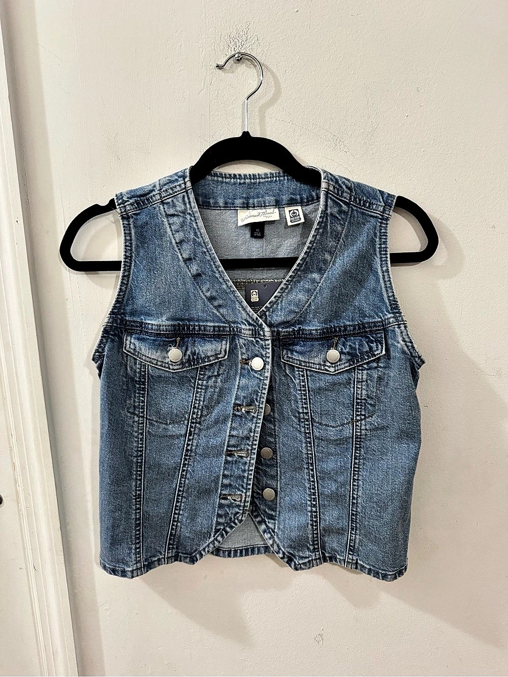 NWT Universal Thread Denim Vest Blue, size XS